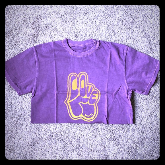 Revice Denim Cropped Tee - Picture 1 of 6